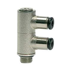 Riegler 108798.L-multi-distributor 2-fold »click-clock«, rotating, M5 o.