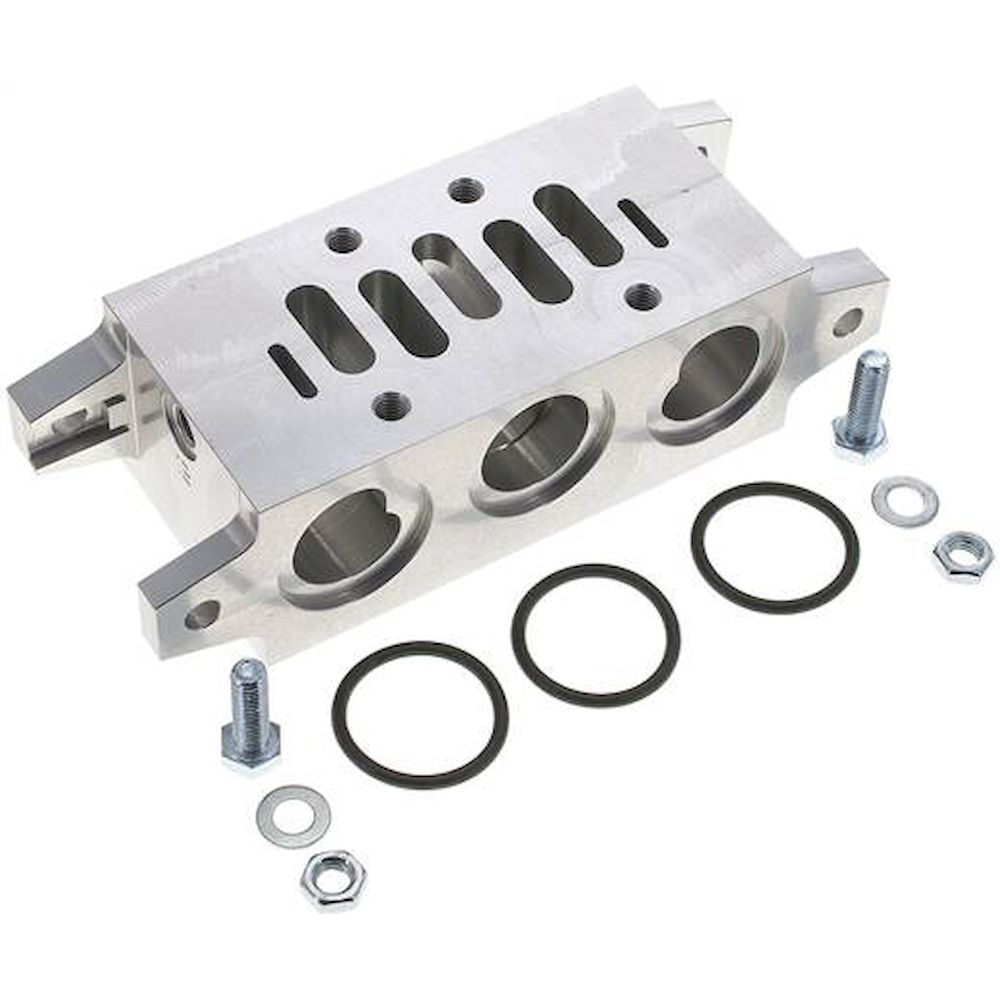 Airtec MI 035/1. ISO 3 Verkettungsplatte einfach, Abgänge unten