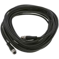 KAB-M12-M12-IA-10-G. Cable with M12 coupling, 4-wire, 10 m, straight