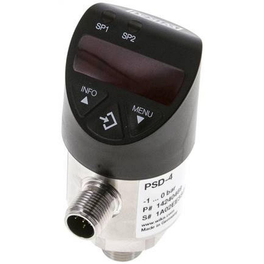 Wika DRSEW -1-A20 elektronischer Druckschalter, -1 bis 0 bar, G 1/4" (AG)