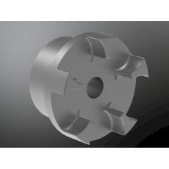 KTR 21404000050. Rotex 140 GGG Hub Ø56 pilot bored component 1 component 1