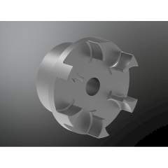 KTR 021804000050. Rotex 180 GGG Nabe D.80 vorgebohrt Bauteil 1