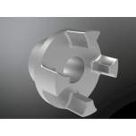 KTR 20286002000. Rotex 28 ALU Hub 1.0 Ø20H7 key DIN 6885/1-JS9 component 1