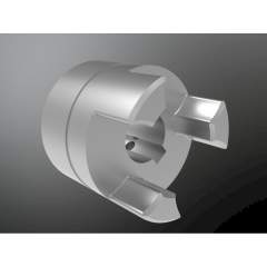 KTR 020195100800. Rotex 19 ST Nabe 1.0 D.8H7 Nut DIN 6885/1-JS9 Bauteil 1a