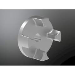 KTR 20286031741. Rotex 28 ALU Hub taper N/2a 1:8 Ø17,287 key 4JS9 component 1