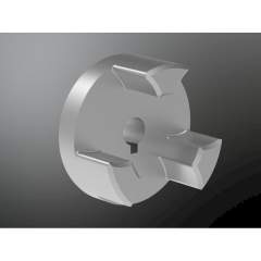 KTR 20195131010. Rotex 19 ST Hub taper A-10 1:5 Ø9,85 key 2JS9 component 1a