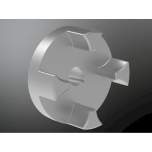 KTR 20245131010. Rotex 24 ST Hub taper A-10 1:5 Ø9,85 key 2JS9 component 1a