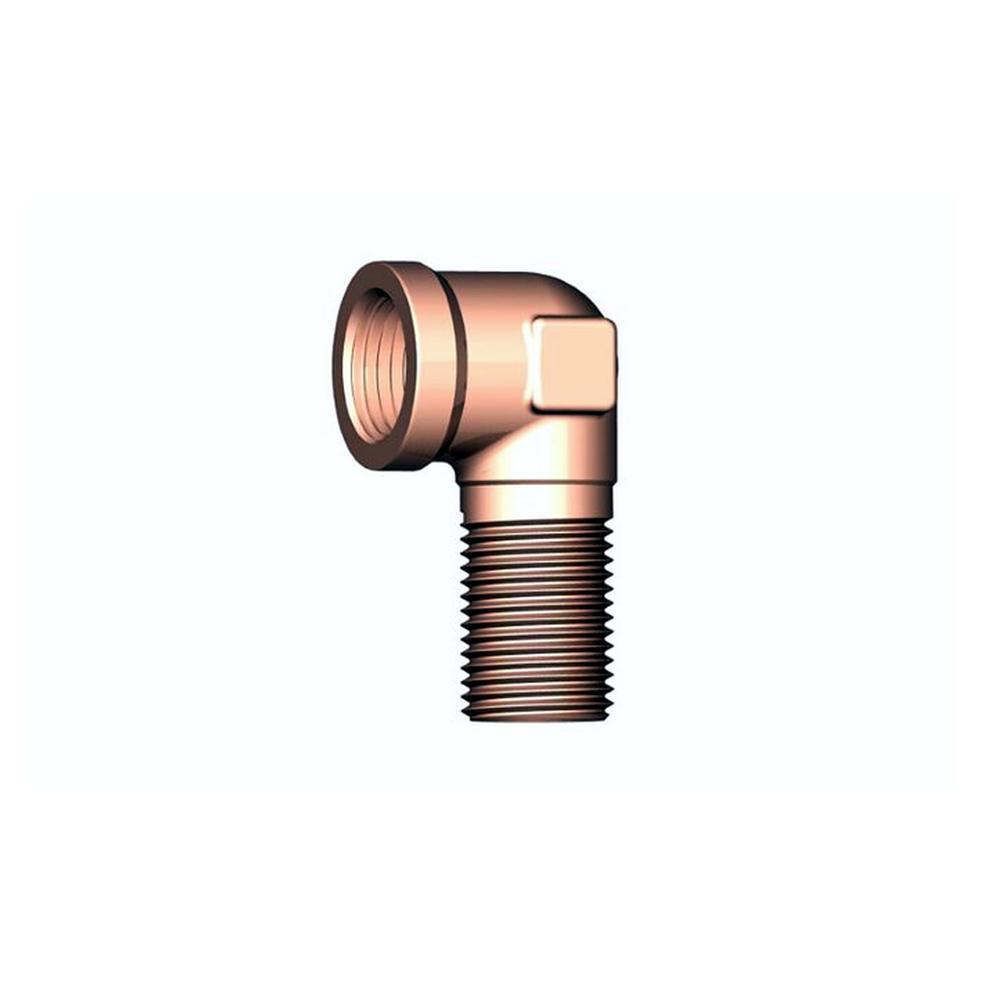 90° elbow with bulkhead stud, BRK vehicle line system, thread M16x1,5