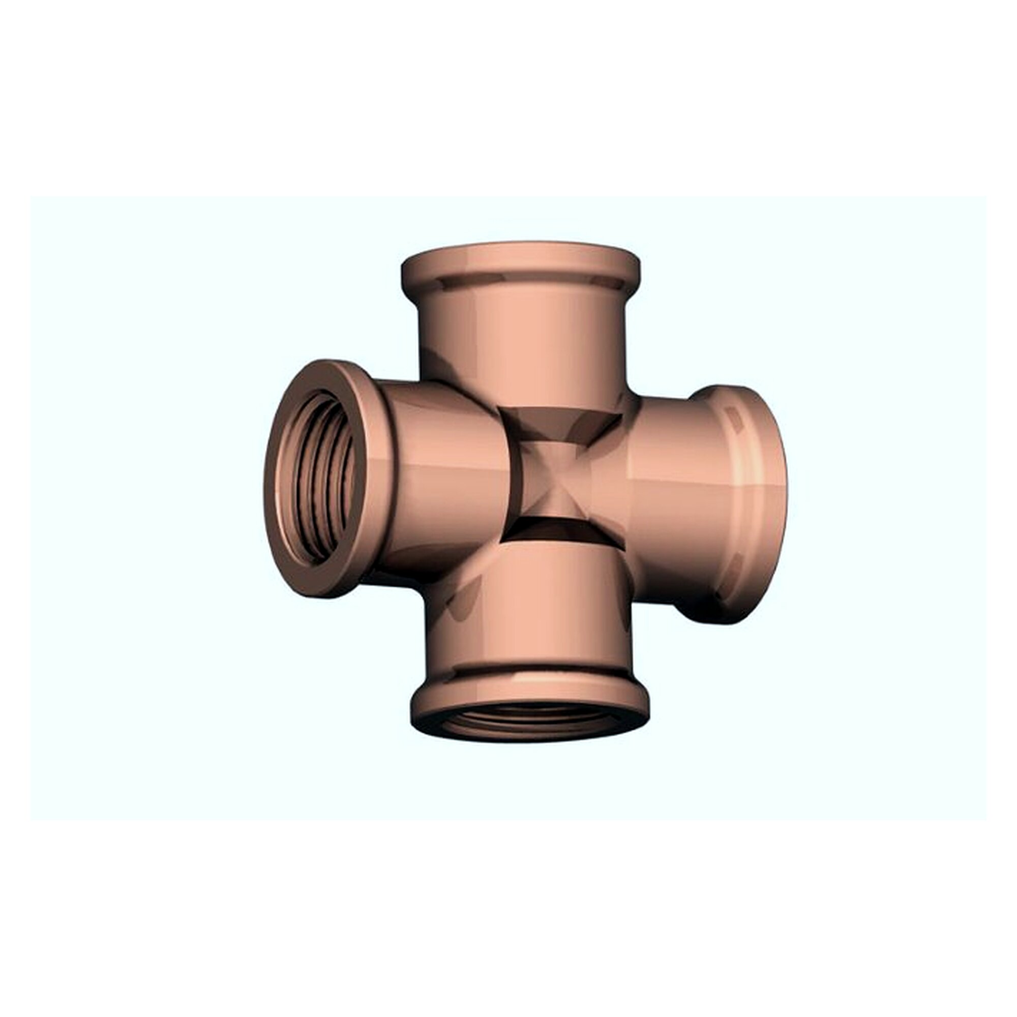 Cross block, BRK vehicle line system, thread M16x1,5, vehicle fitting
