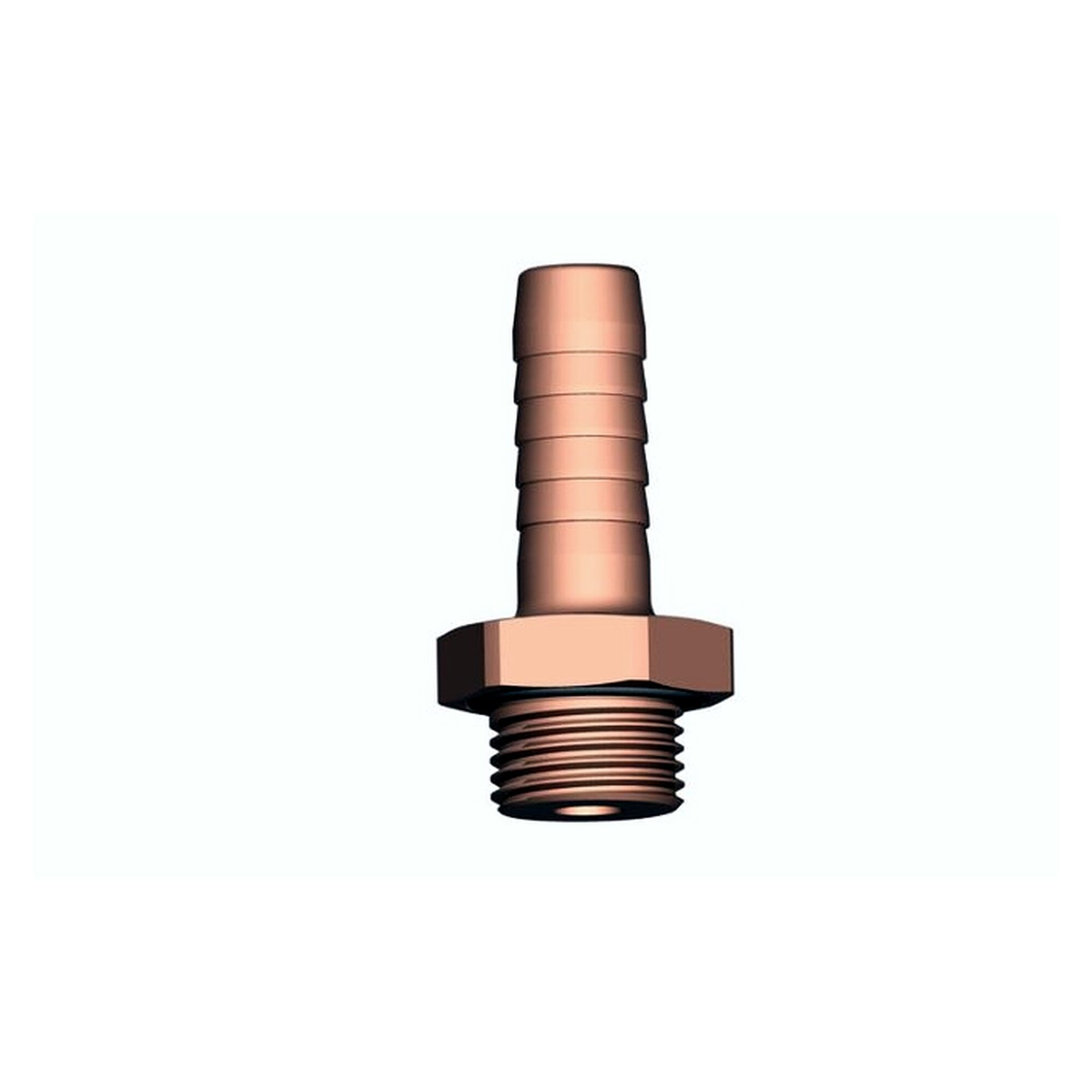 Hose stud with O-ring, ABC push-in system, M16, vehicle fitting