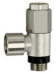 Riegler 107060.Pneumatically piloted stop valve, G 1/2, G 1/2 i., G 1/8