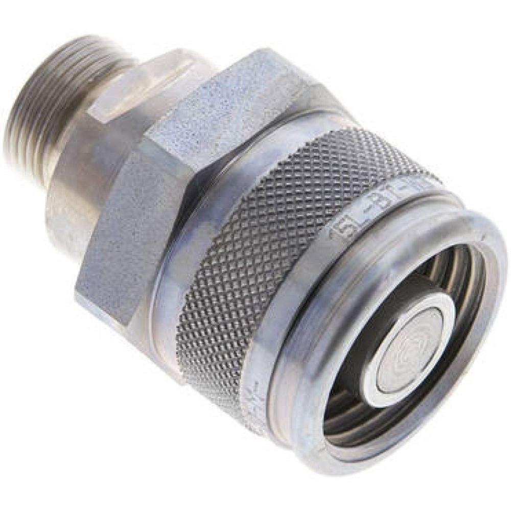 Hydraulik-Rohrleitungskupplung, Stecker Baugr.2, 15 L (M22x1,5)