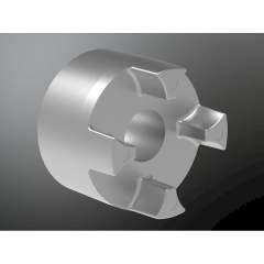 KTR 020286100050. Rotex 28 ALU Nabe D.23 vorgebohrt Bauteil 1a