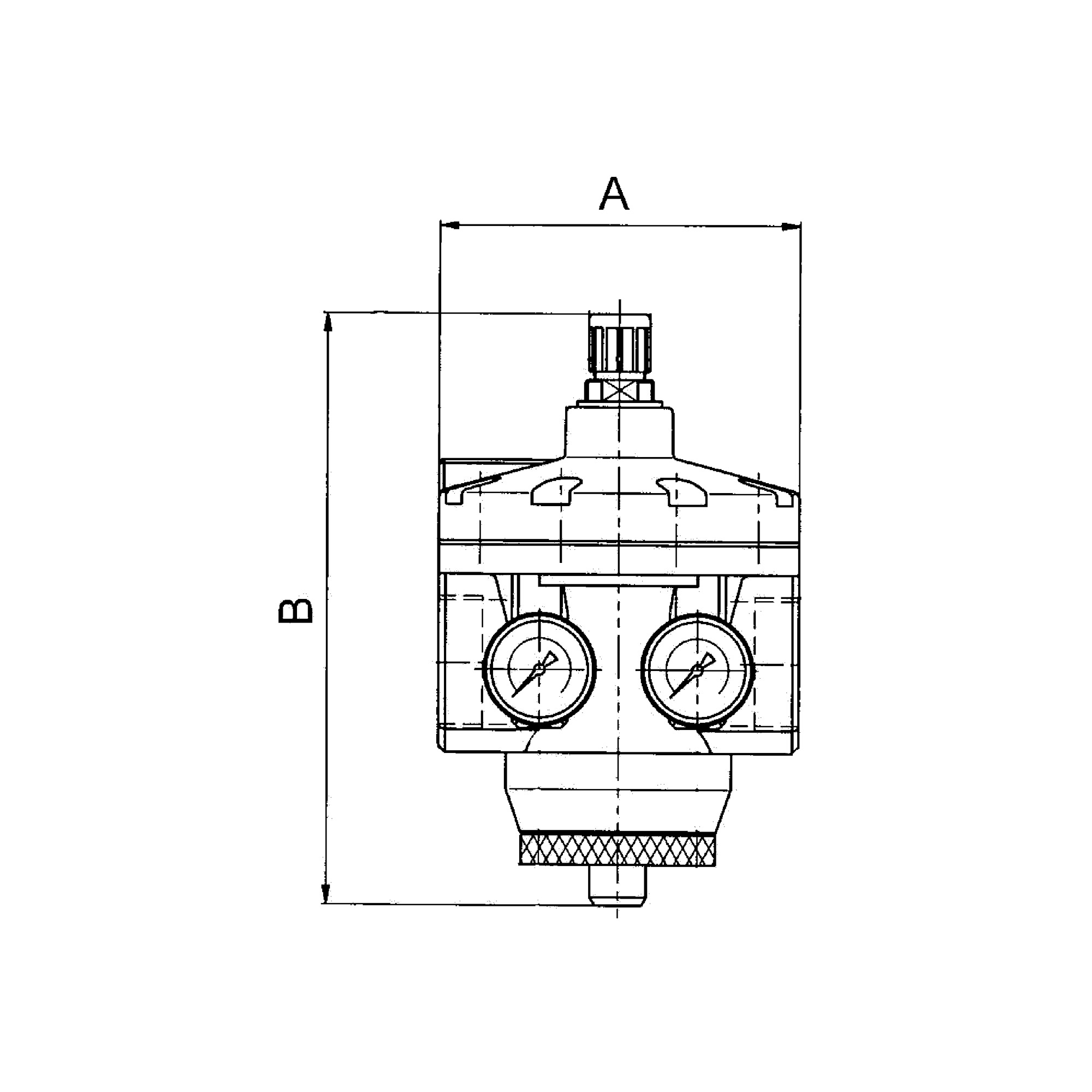 High performance pressure regulator, G 2, 0.2 - 6 bar - Riegler 101264