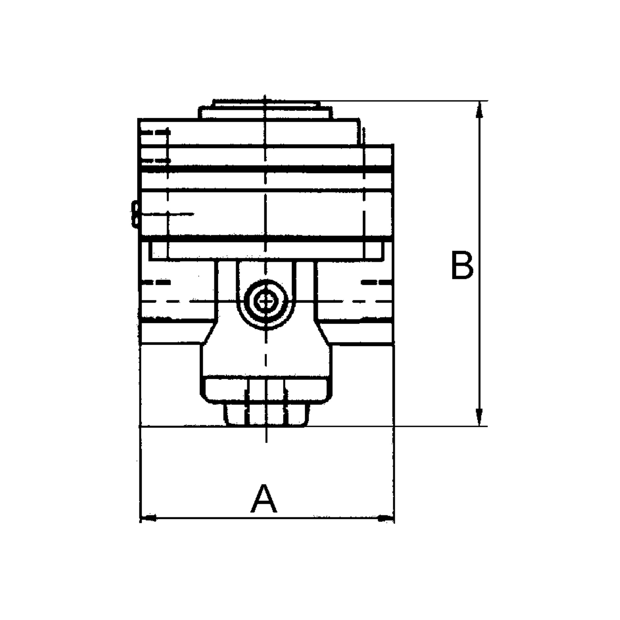 Pressure regulator pneumatic remote controlled »Standard«, G 3/4 - Riegler 101253