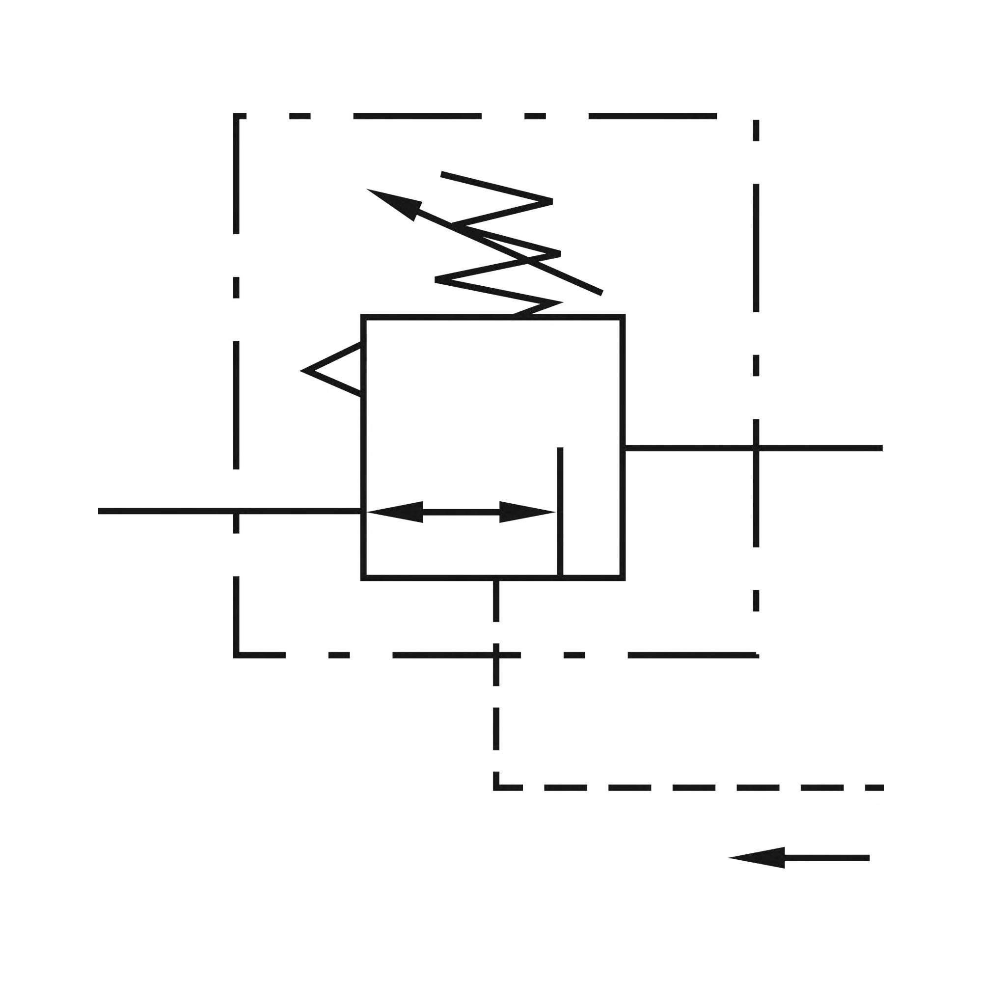 Precision control air regulator (feedback controller), G 1/4 - Riegler 101250