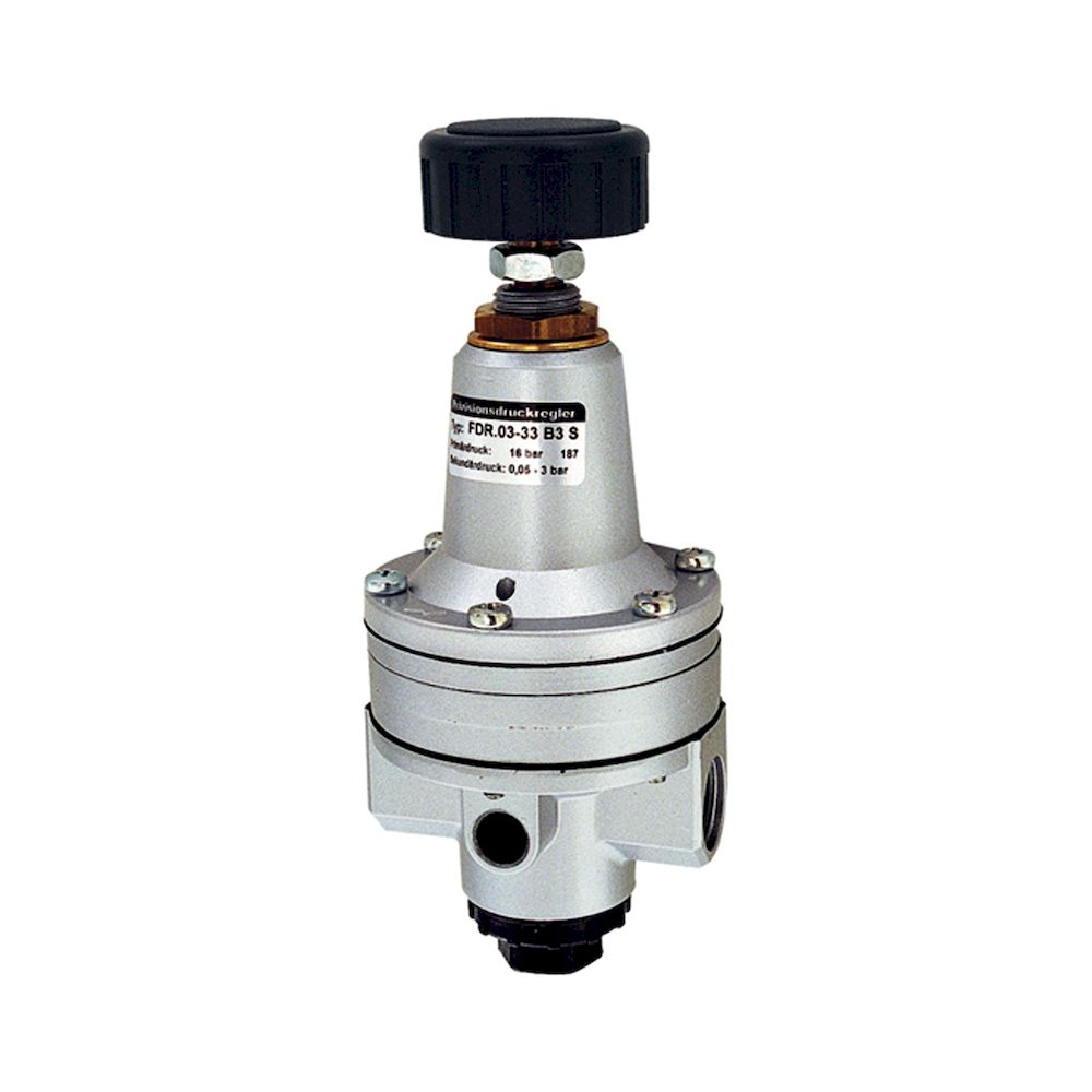 Riegler 101237.Precision pressure regulator, G 3/8, Control range 0.05 - 7 bar