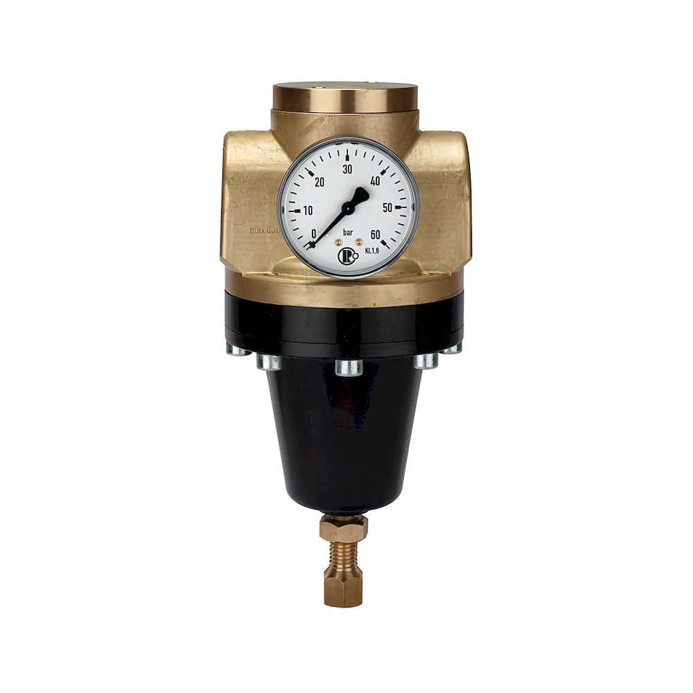 Riegler 101154.High pressure regulator 60 bar, G 1, Control range 3 - 50 bar