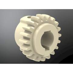 KTR 10191001400. BoWex 19 PA hub Ø14 w. keyway and thread