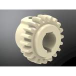 KTR 10241001900. BoWex 24 PA hub Ø19 w. keyway and thread