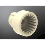 KTR 10241101500. BoWex 24 PA plug-in sleeve Ø15 w.key and thread former design