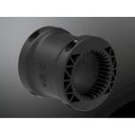 KTR 10281000200. BoWex 28 GT-sleeve =PA12-CF15= (black) assembled with cap fit screw M5X22