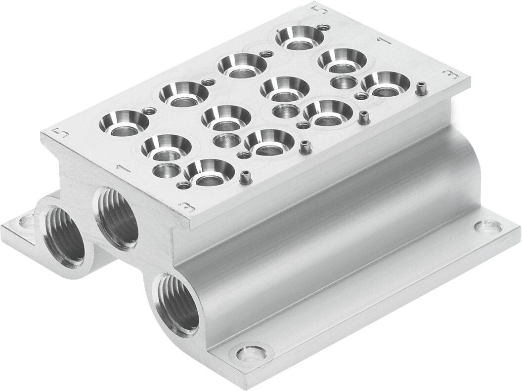 Anschlussblock CPE18-PRS-3/8-4-NPT - Festo 550090