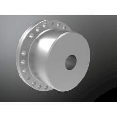 KTR 21805200050. Rotex 180 ST Coupling flange Ø80 pilot bored comp. 4N