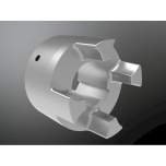 KTR 020426105000. Rotex 42 ALU Nabe 1.0 D.50H7 Nut DIN 6885/1-JS9 Bauteil 1a