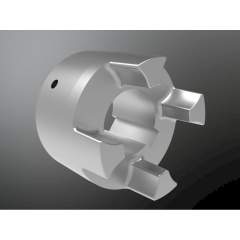 KTR 20386104000. Rotex 38 ALU Hub 1.0 Ø40H7 key DIN 6885/1-JS9 component 1a