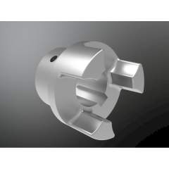 KTR 20196001600. Rotex 19 ALU Hub 1.0 Ø16H7 key DIN 6885/1-JS9 component 1