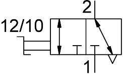 Absperrventil HE-3-QS-3/8-U - Festo 153978
