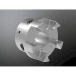 KTR 020903151171. Rotex 90 GG SPLIT-Nabe 7.1 D.110H7 Nut DIN 6885 JS9 mit ATEX-Kennzeichnung Bauteil 1a