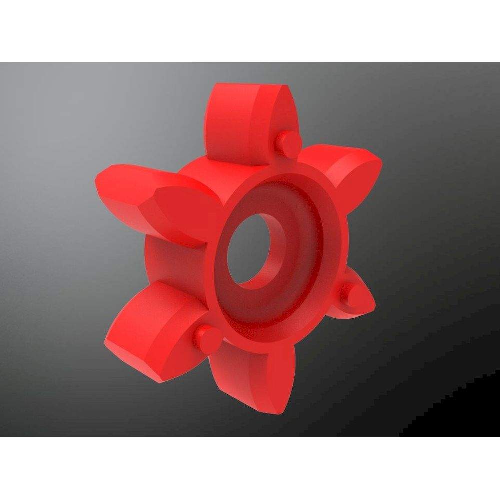 KTR 550191000095. Rotex GS 19 Zahnkranz 98 Sh-A-GS P rot Innen-D.9,5 