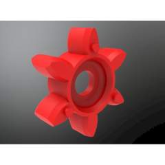 KTR 550191000095. Rotex GS 19 Zahnkranz 98 Sh-A-GS P rot Innen-D.9,5