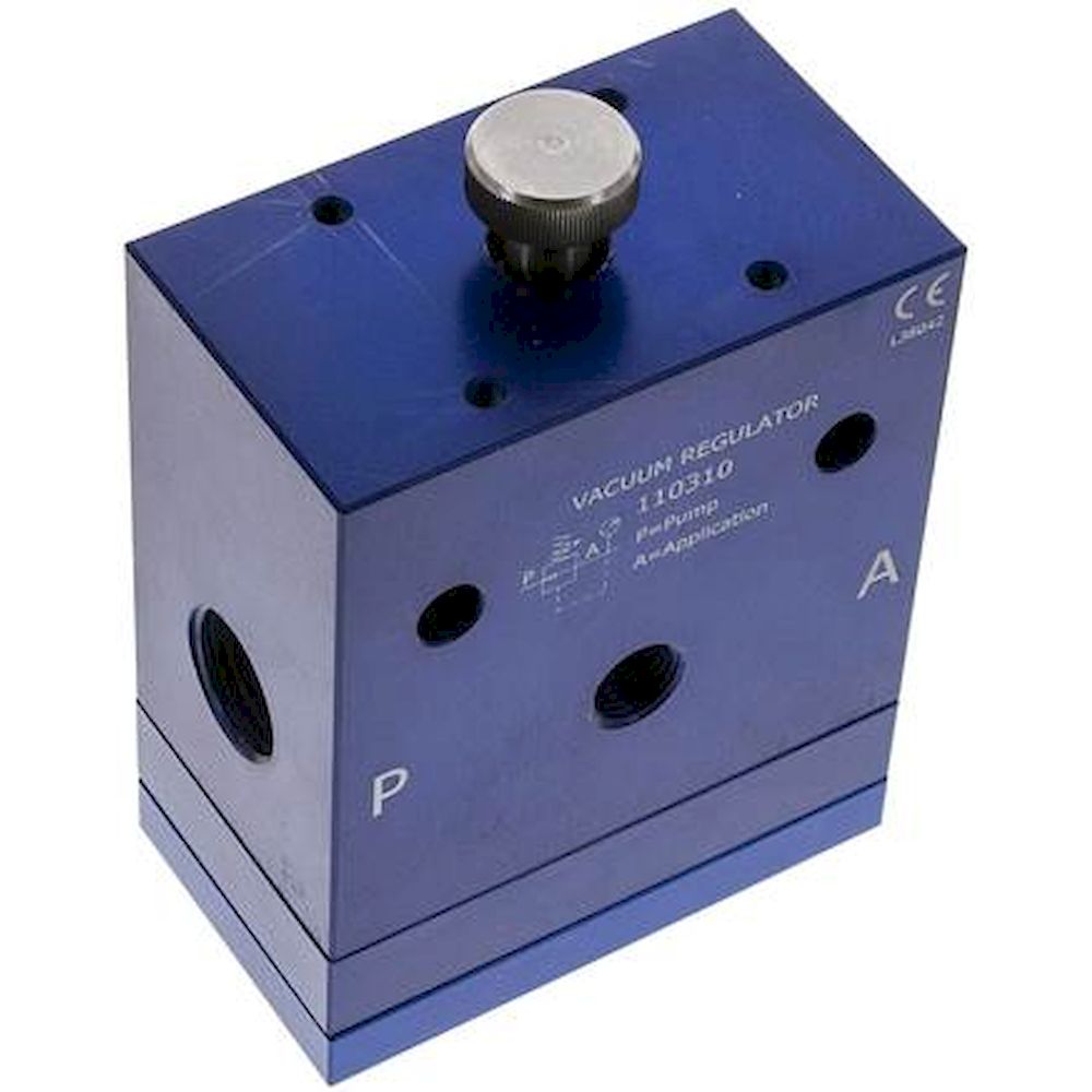 Vacuum regulator without external leakage G 1/2"