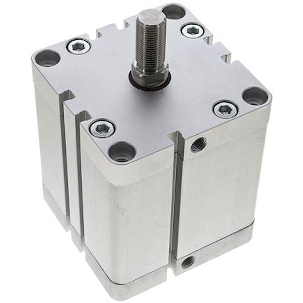 Airtec NXD 80/60-AG. Kompaktzylinder, doppeltwirkend, Kolben 80mm, Hub 60mm