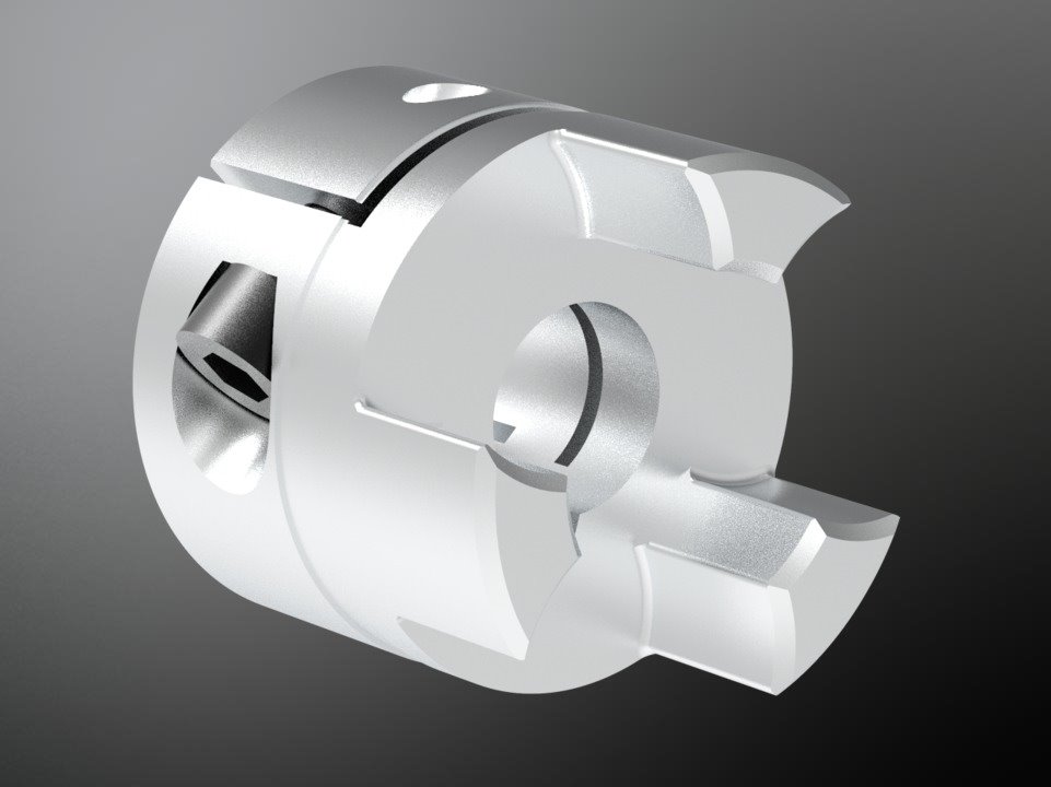 KTR 550197151649. Rotex GS 19 AL-H clamp hub 2.6 Ø16H7 key 