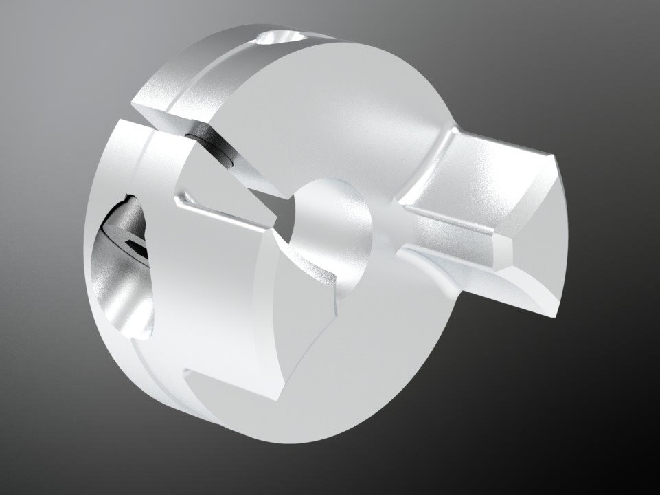 KTR 550097160550. Rotex GS 9 AL-H Klemmnabe C 2.8 D.5H7 ohne Nut 