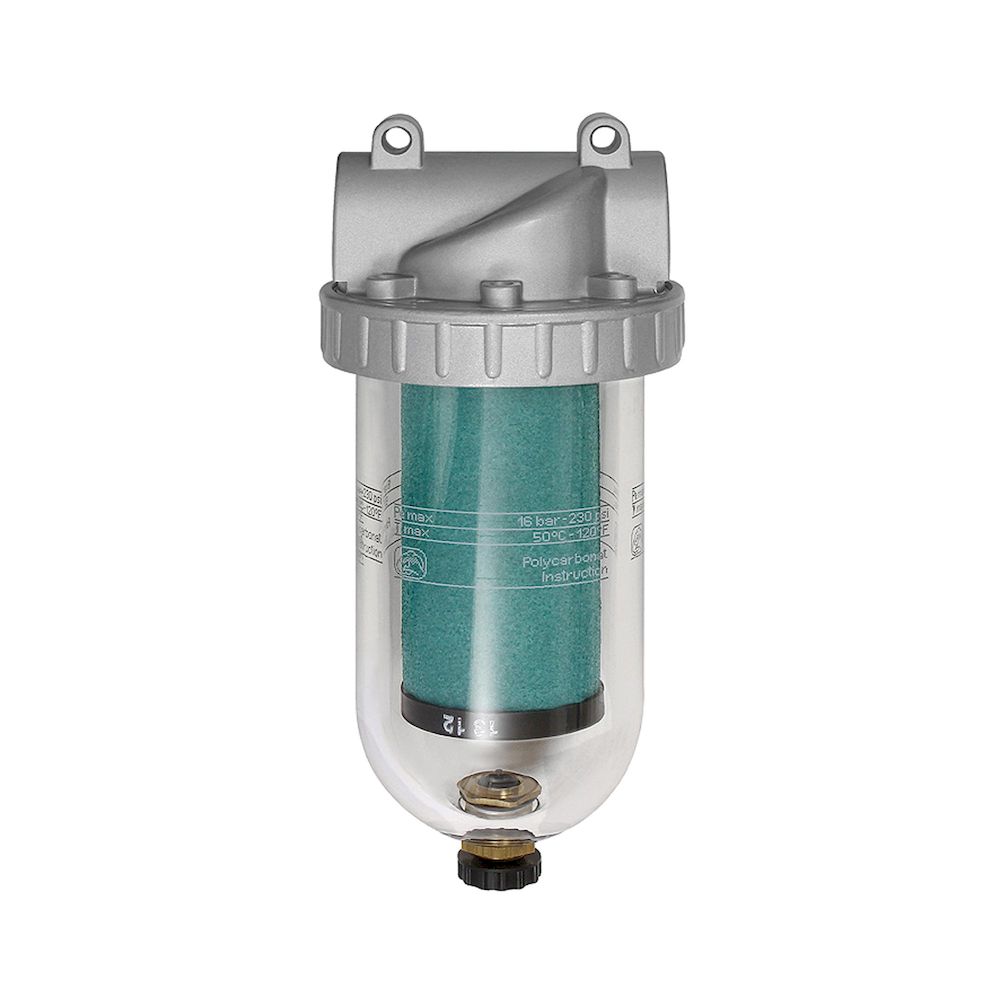 Riegler 100989.Special filter »Standard«, PC container, 0.01 µm, Size 1, G 3/8