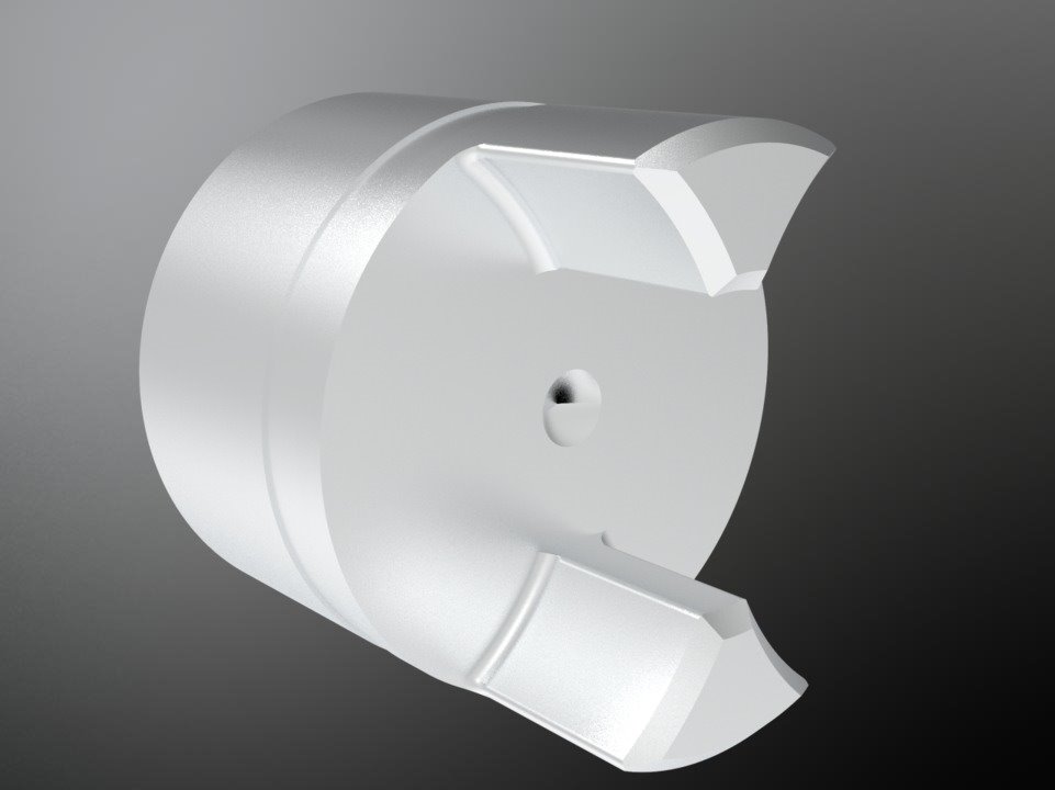 KTR 550097110040. Rotex GS 9 AL-H hub unbored - length=16 