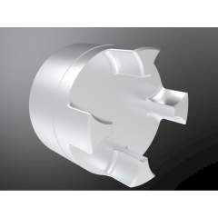 KTR 550240940629. Rotex GS 24 ZR3 intermediate pipe LR=629 bonded