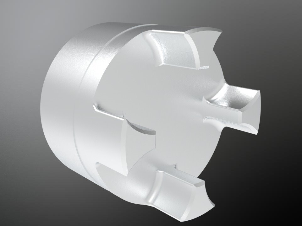 KTR 550387100040. Rotex GS 38 AL-H hub unbored 