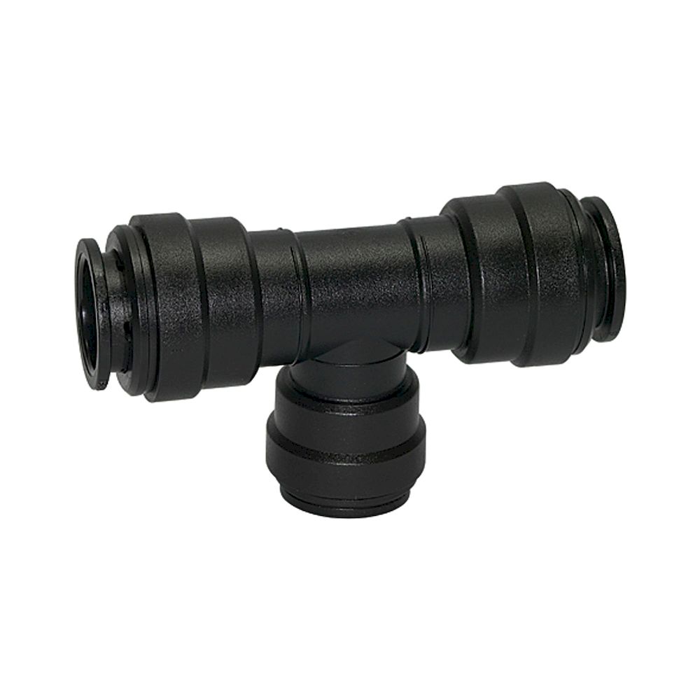 Riegler 110326. T-Reduzierverbinder POM, für Schlauch-Ø1 18, für Schlauch-Ø2 15