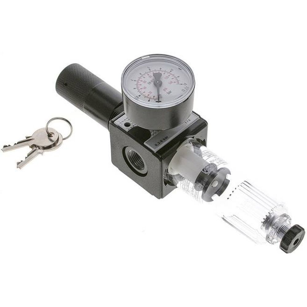 FR 38-6 KE11 Multifix Filterregler, abschließbar (E 11), G 3/8", 0,2-6bar, Baureihe 1