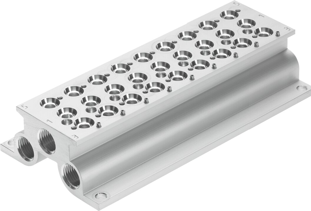 Anschlussblock CPE14-PRS-3/8-9-NPT - Festo 550086