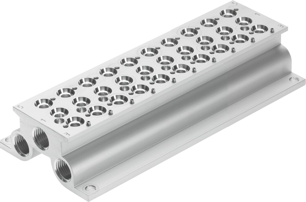 Anschlussblock CPE10-PRS-1/4-10-NPT - Festo 550078