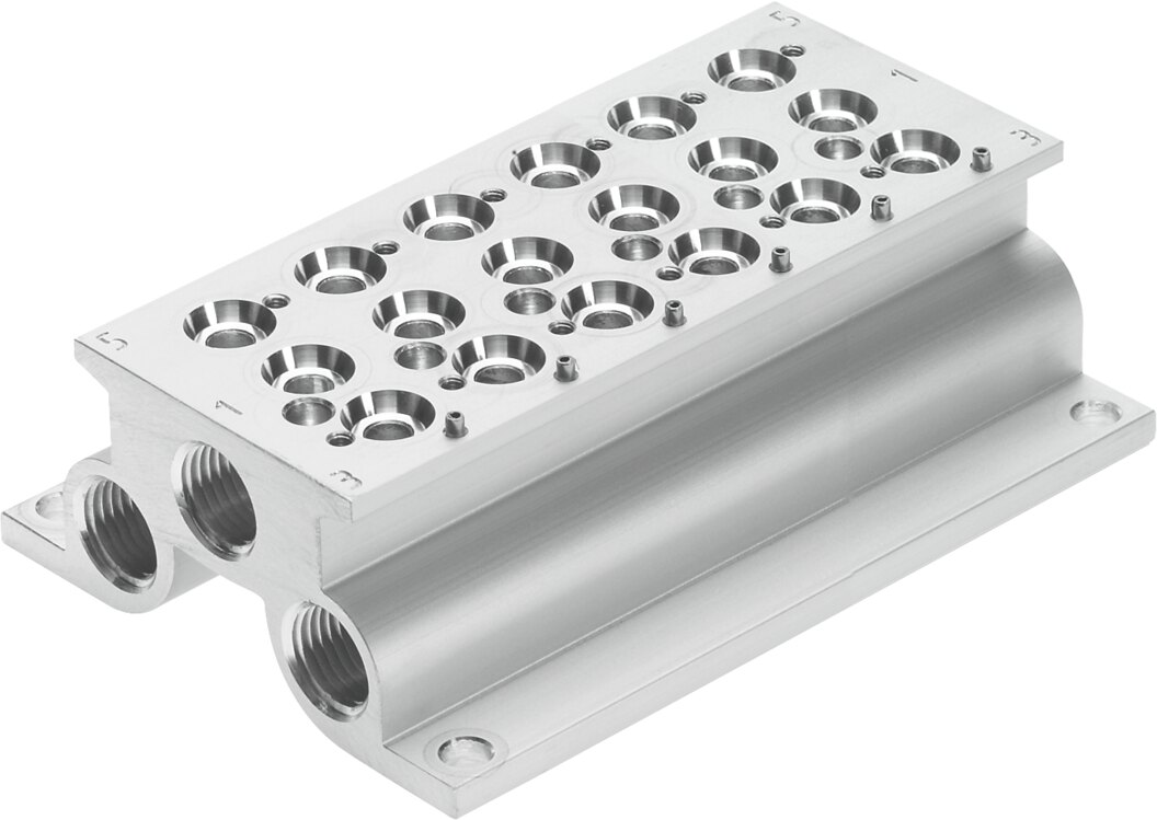 Anschlussblock CPE14-PRS-3/8-6-NPT - Festo 550083