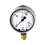 Riegler 102182.Glycerine pressure gauge, radial bottom, G 1/4, 0 - 600 bar, Ø 63