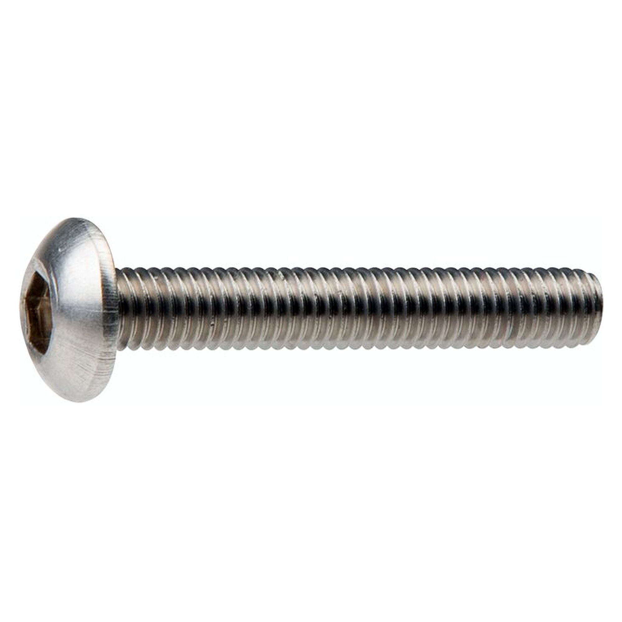 Button head screw ISO 7380-1, thread M 8, length 25 mm, stainless steel A2